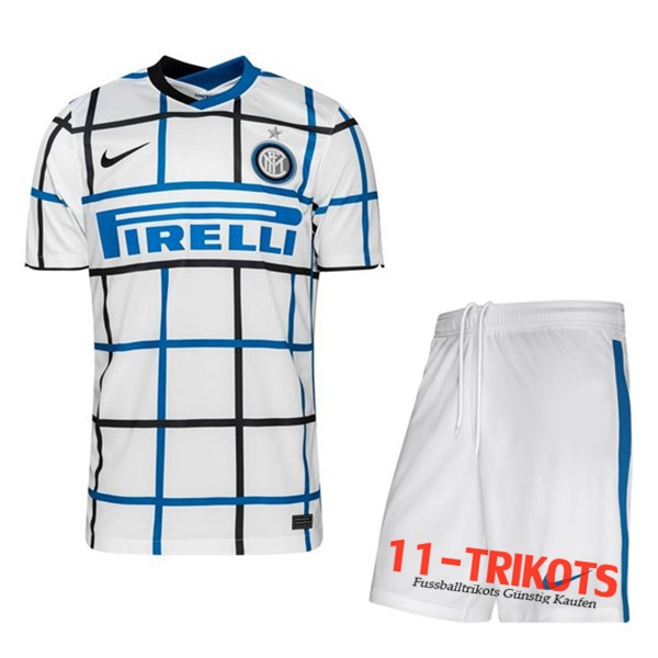 Zusammen Fussball Inter Milan Auswärtstrikot + Short 2020 2021 | 11-trikots