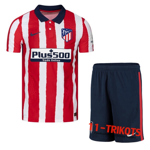 Zusammen Fussball Atletico Madrid Heimtrikot + Short 2020 2021 | 11-trikots