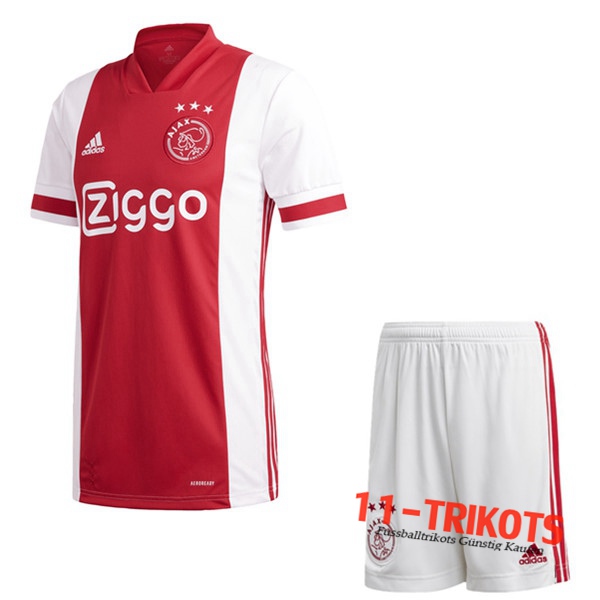 Zusammen Fussball AFC Ajax Heimtrikot + Short 2020 2021 | 11-trikots