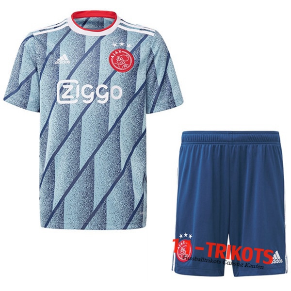 Zusammen Fussball AFC Ajax Auswärtstrikot + Short 2020 2021 | 11-trikots