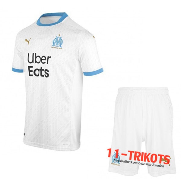 Zusammen Fussball Marseille OM Heimtrikot + Short 2020 2021 | 11-trikots