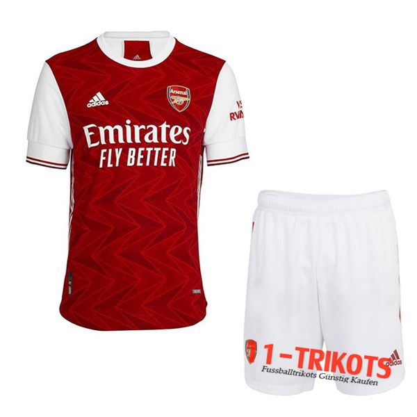 Zusammen Fussball Arsenal Heimtrikot + Short 2020 2021 | 11-trikots