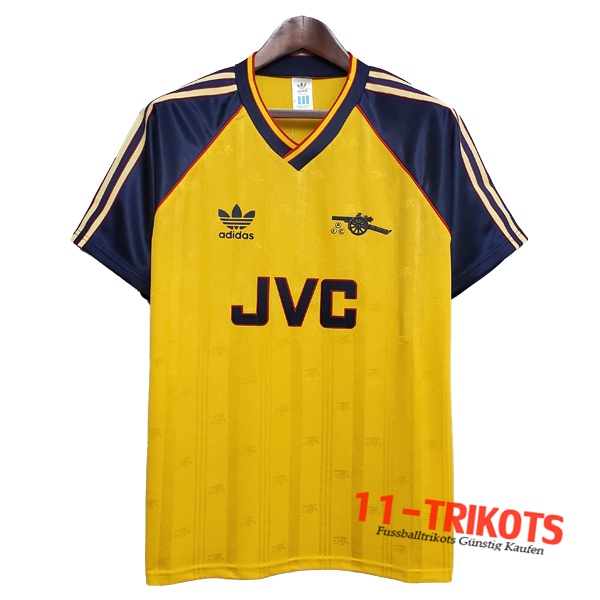 Neuestes Fussball Arsenal Retro Auswärtstrikot 1988/1989