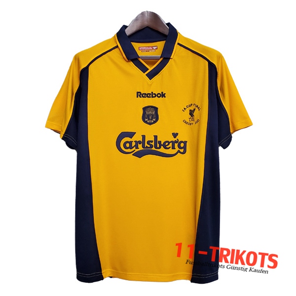 Neuestes Fussball FC Liverpool Retro Auswärtstrikot 2000/2001