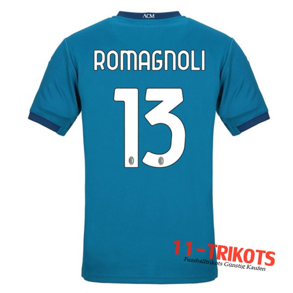Fussball Milan AC (ROMAGNOLI 13) Third 2020 2021 | 11-trikots