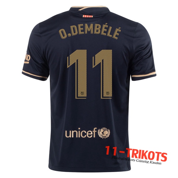 Fussball FC Barcelona (O.DEMBELE 11) Auswärtstrikot 2020 2021 | 11-trikots