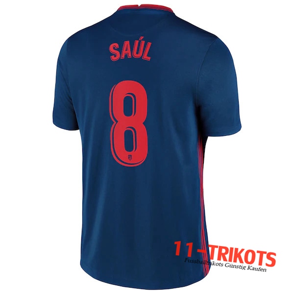 Fussball Atletico Madrid (Saul 8) Auswärtstrikot 2020 2021 | 11-trikots