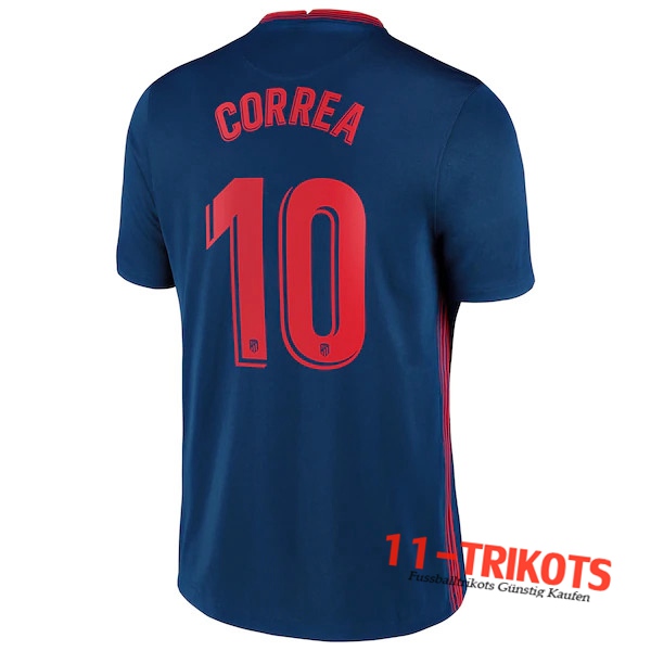 Fussball Atletico Madrid (Correa 10) Auswärtstrikot 2020 2021 | 11-trikots