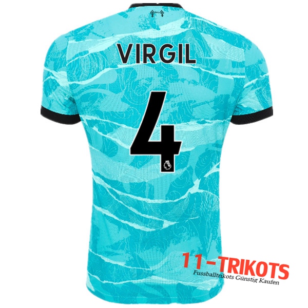 Fussball FC Liverpool (VIRGIL 4) Auswärtstrikot 2020 2021 | 11-trikots