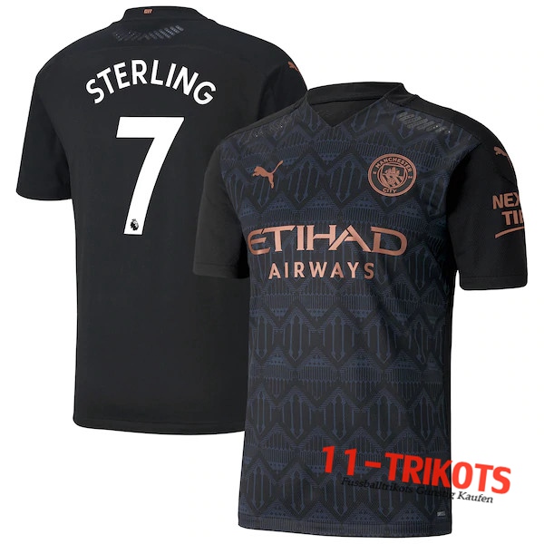 Fussball Manchester City (Sterling 7) Auswärtstrikot 2020 2021 | 11-trikots