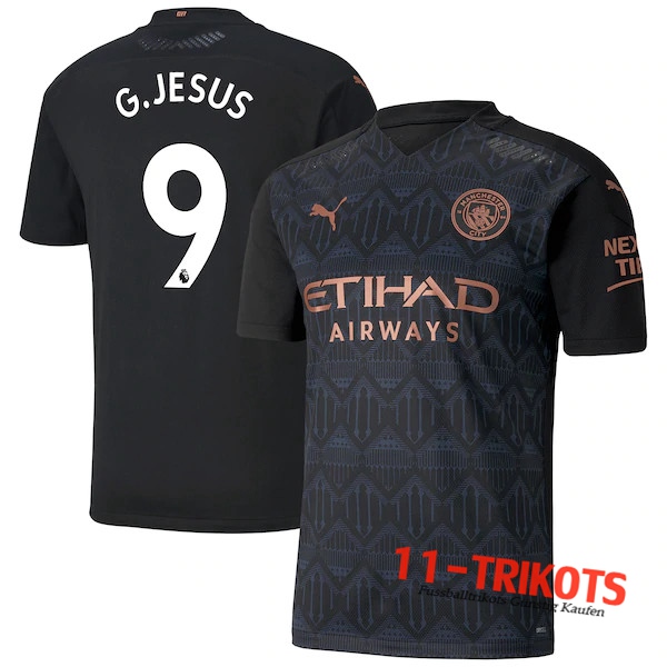 Fussball Manchester City (G.Jesus 9) Auswärtstrikot 2020 2021 | 11-trikots