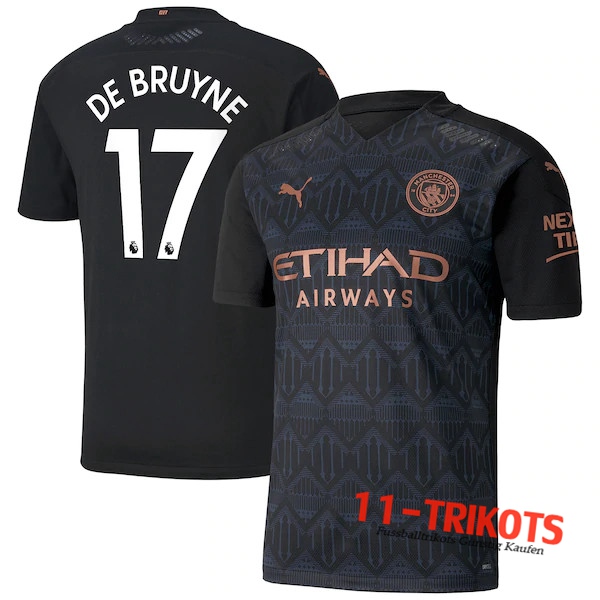 Fussball Manchester City (De Bruyne 17) Auswärtstrikot 2020 2021 | 11-trikots