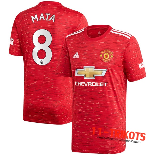 Fussball Manchester United (Mata 8) Heimtrikot 2020 2021 | 11-trikots