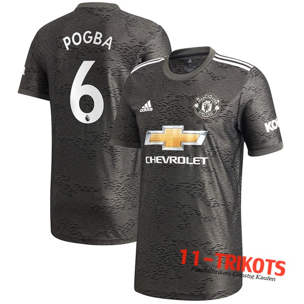 Fussball Manchester United (Pogba 6) Auswärtstrikot 2020 2021 | 11-trikots