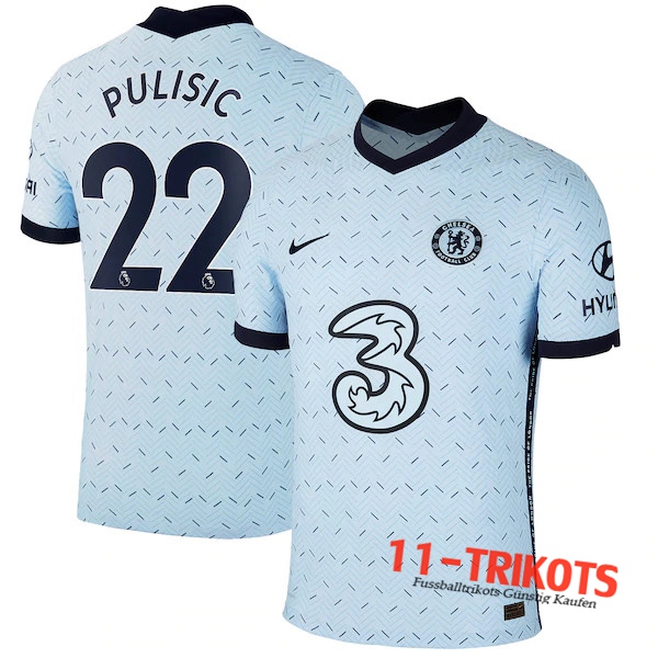 Fussball FC Chelsea (Pulisic 22) Auswärtstrikot 2020 2021 | 11-trikots