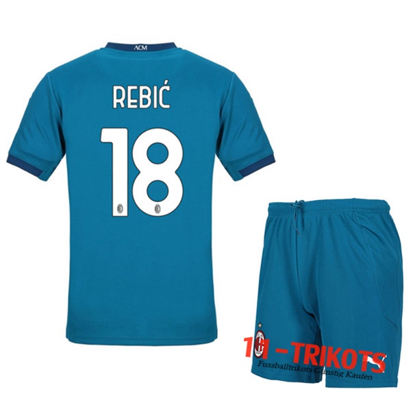 Fussball Milan AC (REBIC 18) Kinder Third 2020 2021 | 11-trikots