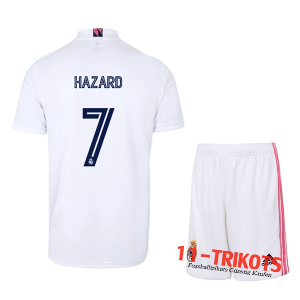 Fussball Real Madrid (HAZARD 7) Kinder Heimtrikot 2020 2021 | 11-trikots