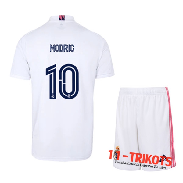 Fussball Real Madrid (MODRIC 10) Kinder Heimtrikot 2020 2021 | 11-trikots