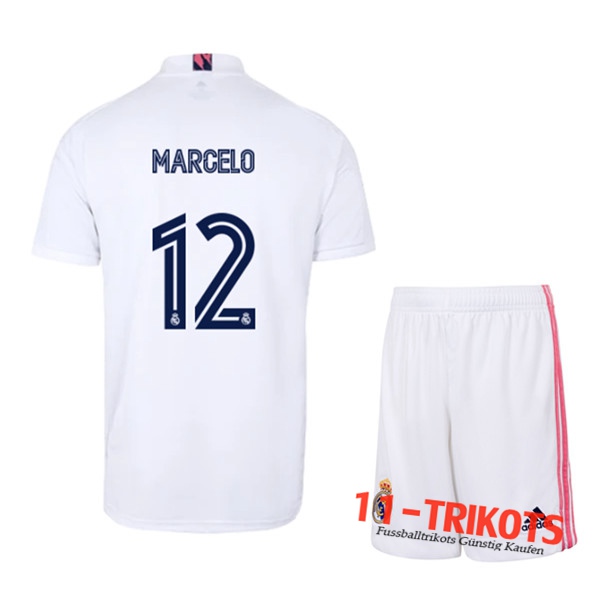 Fussball Real Madrid (MARCELO 12) Kinder Heimtrikot 2020 2021 | 11-trikots