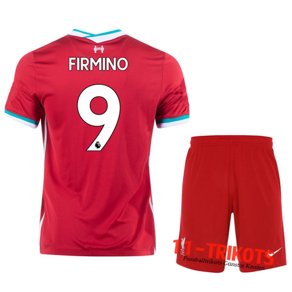 Fussball FC Liverpool (FIRMINO 9) Kinder Heimtrikot 2020 2021 | 11-trikots