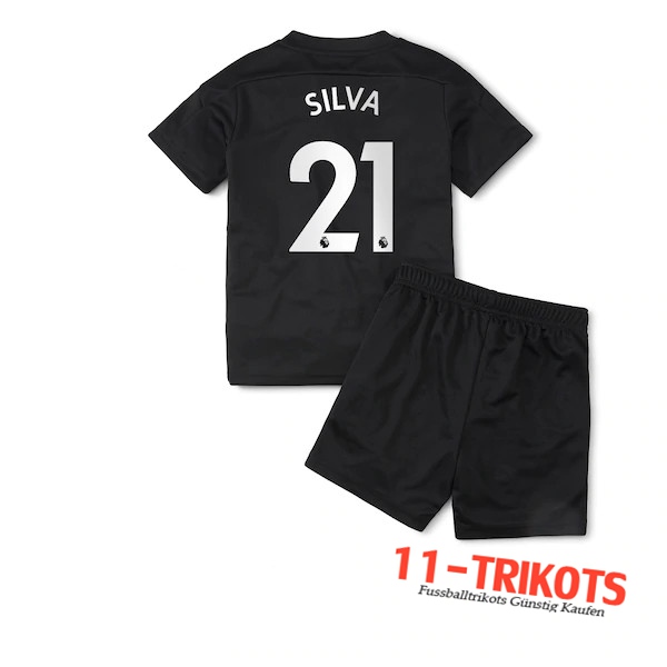 Fussball Manchester City (Silva 21) Kinder Auswärtstrikot 2020 2021 | 11-trikots
