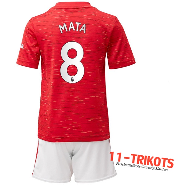 Fussball Manchester United (Mata 8) Kinder Heimtrikot 2020 2021 | 11-trikots