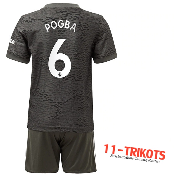 Fussball Manchester United (Pogba 6) Kinder Auswärtstrikot 2020 2021 | 11-trikots