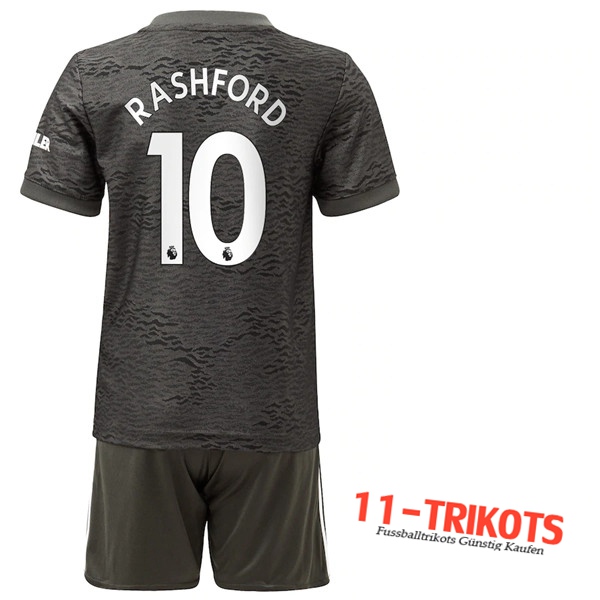 Fussball Manchester United (Rashford 10) Kinder Auswärtstrikot 2020 2021 | 11-trikots