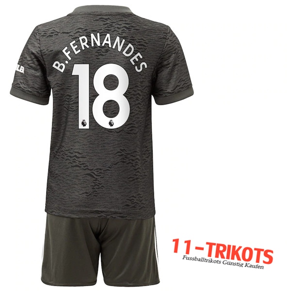 Fussball Manchester United (B.Fernandes 18) Kinder Auswärtstrikot 2020 2021 | 11-trikots
