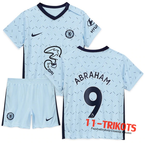 Fussball FC Chelsea (Abraham 9) Kinder Auswärtstrikot 2020 2021 | 11-trikots