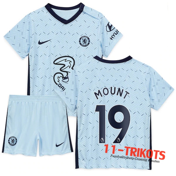 Fussball FC Chelsea (Mount 19) Kinder Auswärtstrikot 2020 2021 | 11-trikots