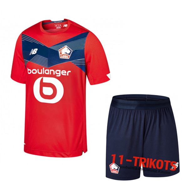 Neues Fussball Lille OSC Kinder Heimtrikot 2020 2021 | 11-trikots