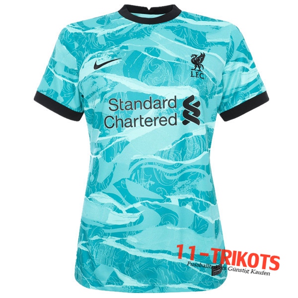 Neues FC Liverpool Damen Auswärtstrikot 2020/2021 Kurzarm Erstellen