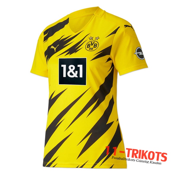 Neues Dortmund BVB Damen Heimtrikot 2020/2021 Kurzarm Erstellen