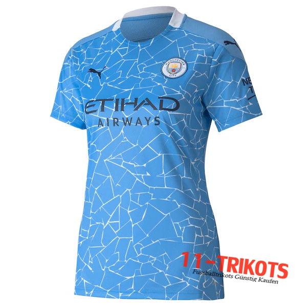 Neues Manchester City Damen Heimtrikot 2020/2021 Kurzarm Erstellen