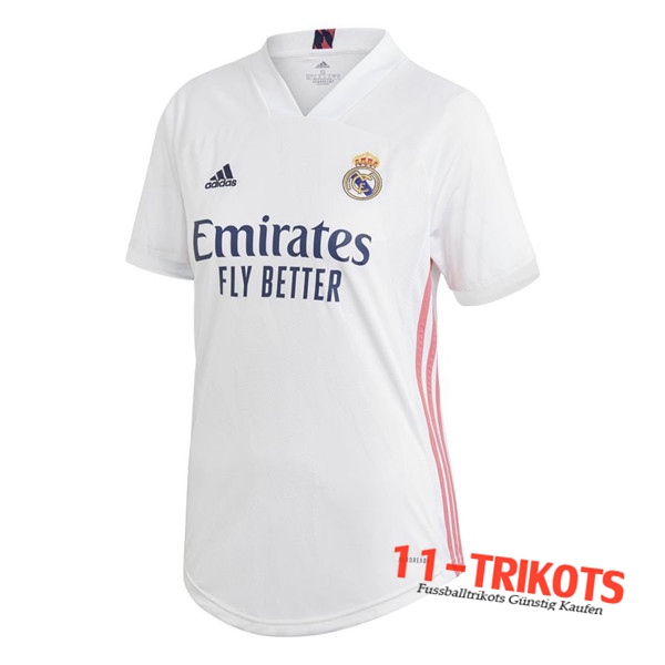 Neues Real Madrid Damen Heimtrikot 2020/2021 Kurzarm Erstellen