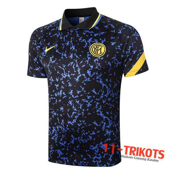 Neuestes Fussball Inter Milan Poloshirt Blau 2020/2021