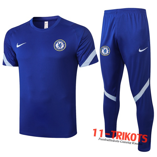 FC Chelsea Trainingstrikot + Hose Blau 2020/2021