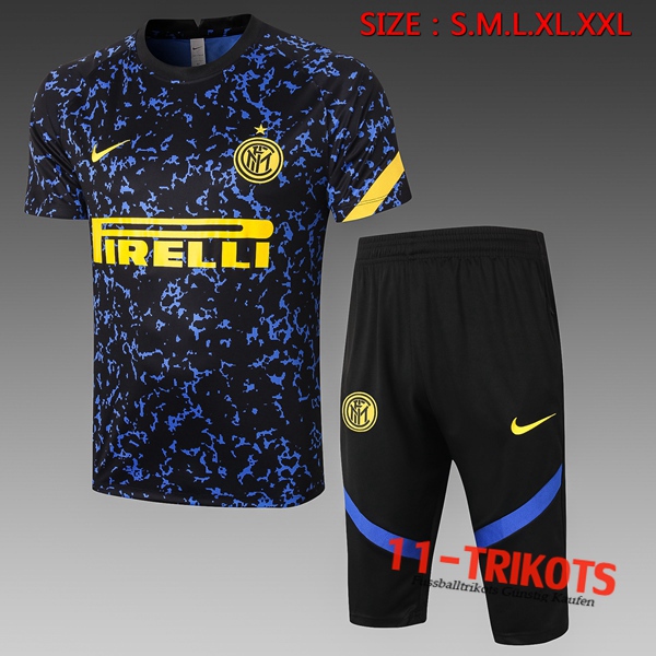 Inter Milan Trainingstrikot + Hose 3/4 Blau 2020/2021