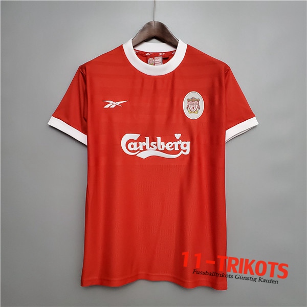 Neuestes Fussball FC Liverpool Retro Heimtrikot 1998