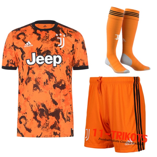 Zusammen Fussball Juventus Third (Short+Socken) 2020 2021 | 11-trikots