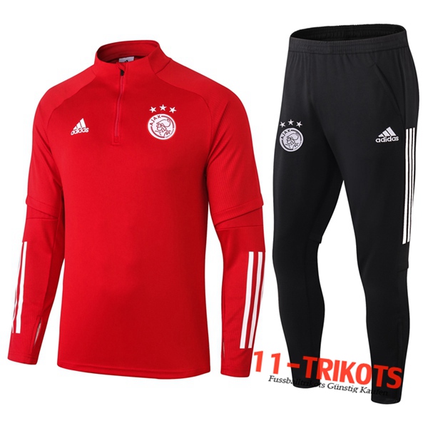 AFC Ajax Trainingsanzug Rot 2020 2021 | 11-trikots