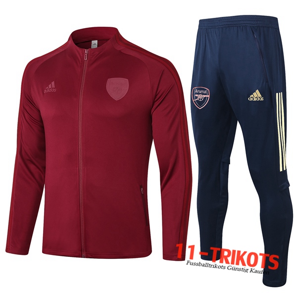 Arsenal Trainingsanzug (Jacke) Rot 2020 2021 | 11-trikots