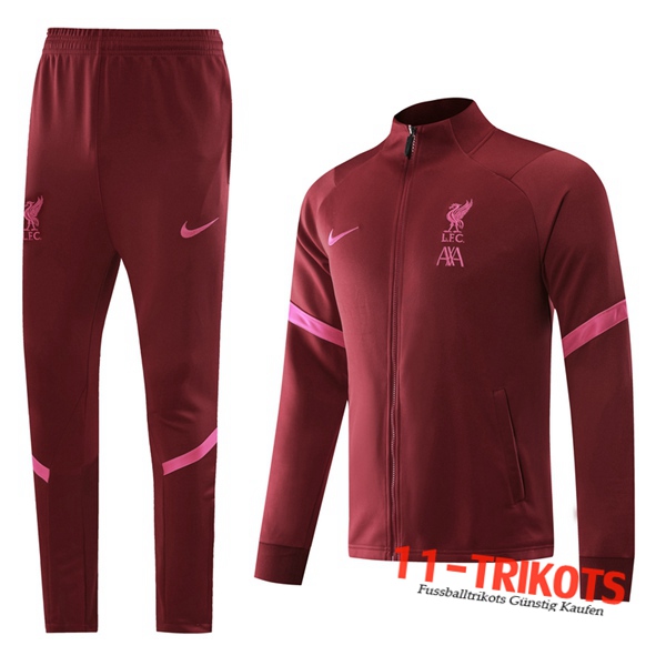 FC Liverpool Trainingsanzug (Jacke) Rot 2020 2021 | 11-trikots