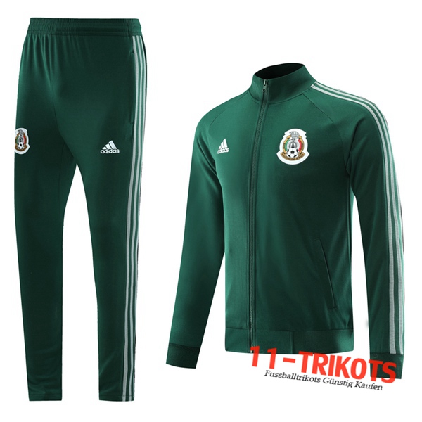 Mexiko Trainingsanzug (Jacke) Grün 2020 2021 | 11-trikots