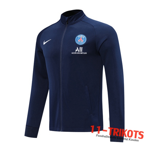 Neuestes Fussball Trainingsjacke Pairis PSG Blau 2020/2021 | 11-trikots