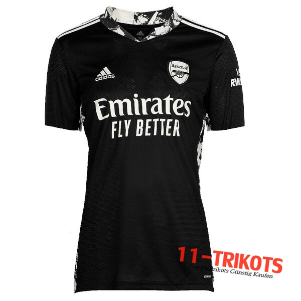 Fussball Arsenal Torwart Schwarz 2020 2021 | 11-trikots