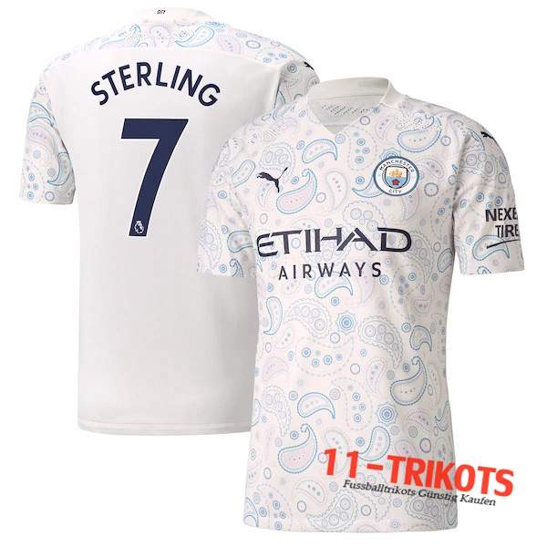 Fussball Manchester City (Sterling 7) Third 2020 2021 | 11-trikots