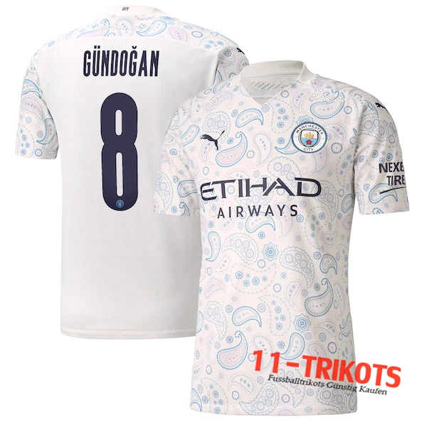 Fussball Manchester City (Gundogan 8) Third 2020 2021 | 11-trikots