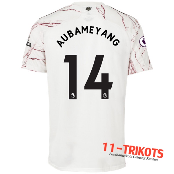 Fussball Arsenal (Aubameyang 14) Auswärtstrikot 2020 2021 | 11-trikots